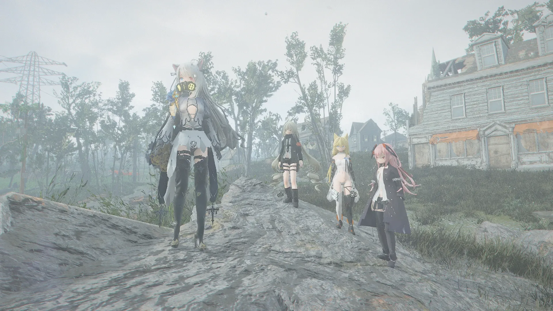 写真: コンコード周辺に戻り、ある岩の上に立ち、周囲を見回すSizryavkaと仲間達