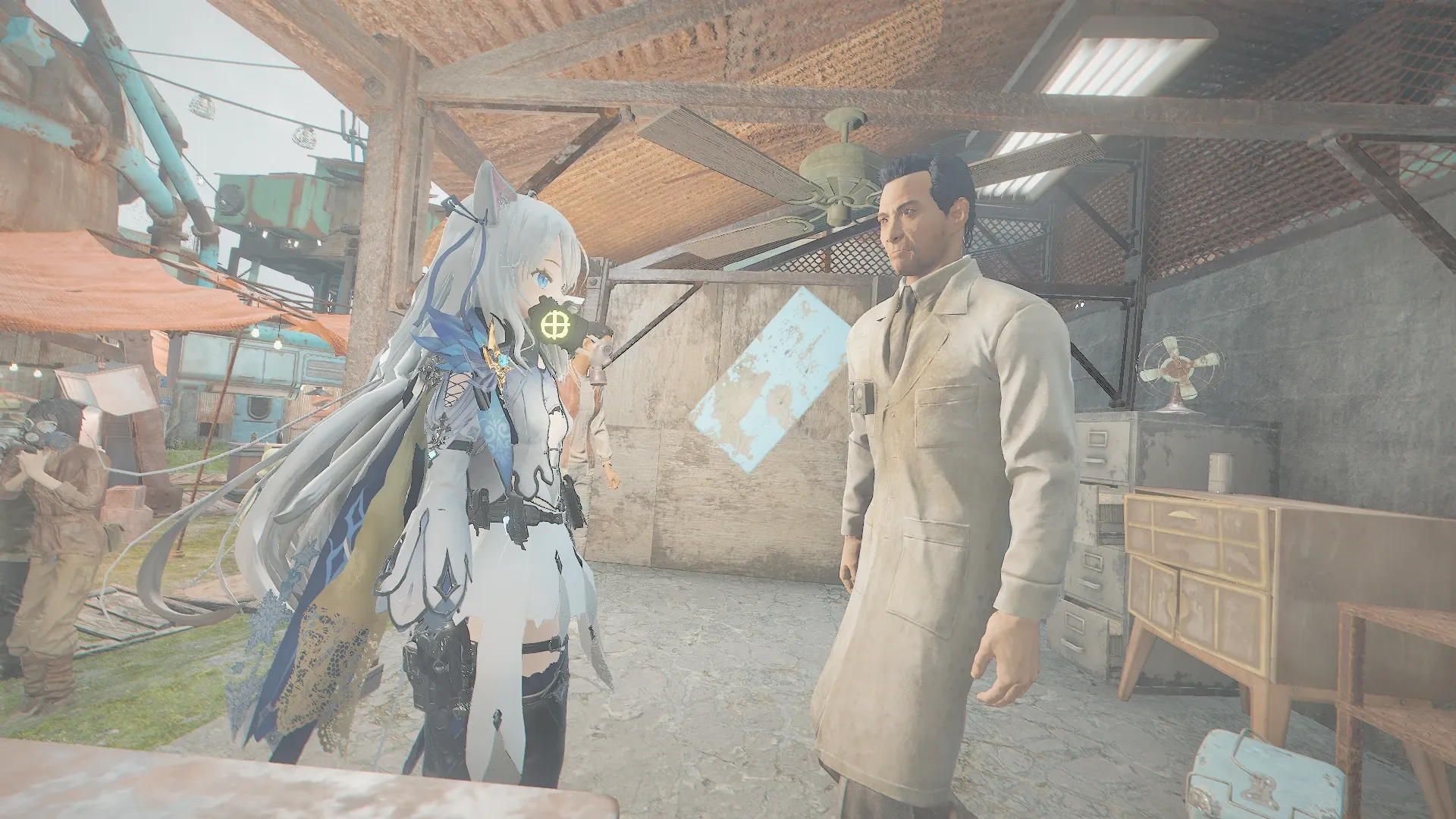 写真: かつて戦術人形を診た事のある貴重な医師との遭遇。そして治療を受けるSizryavka