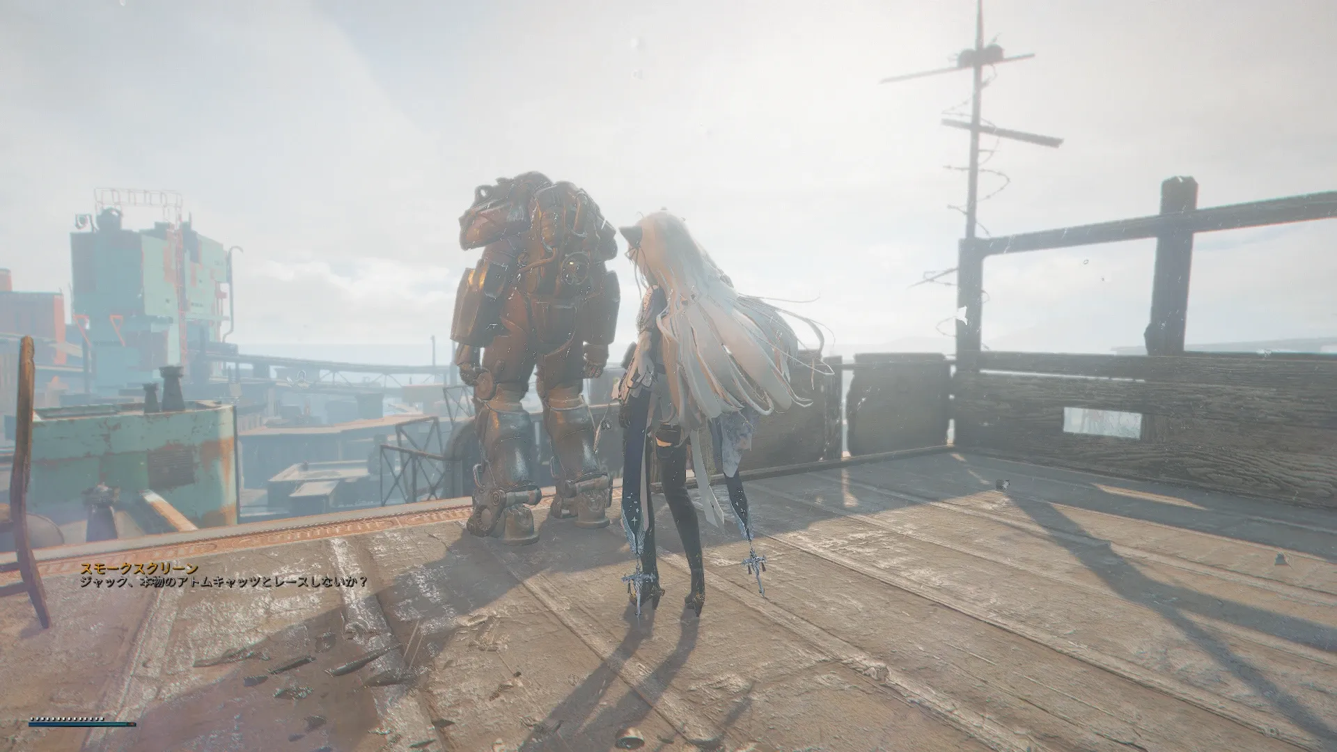 写真: 「ジャック、本物のアトムキャッツとレースしないか?」