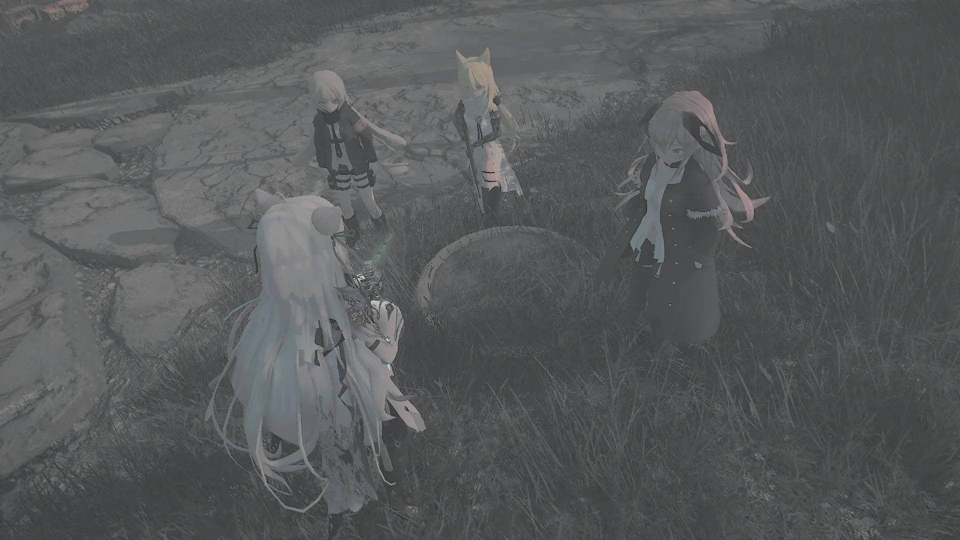 写真: その近くに信号源となる謎のマンホールが見つかった。