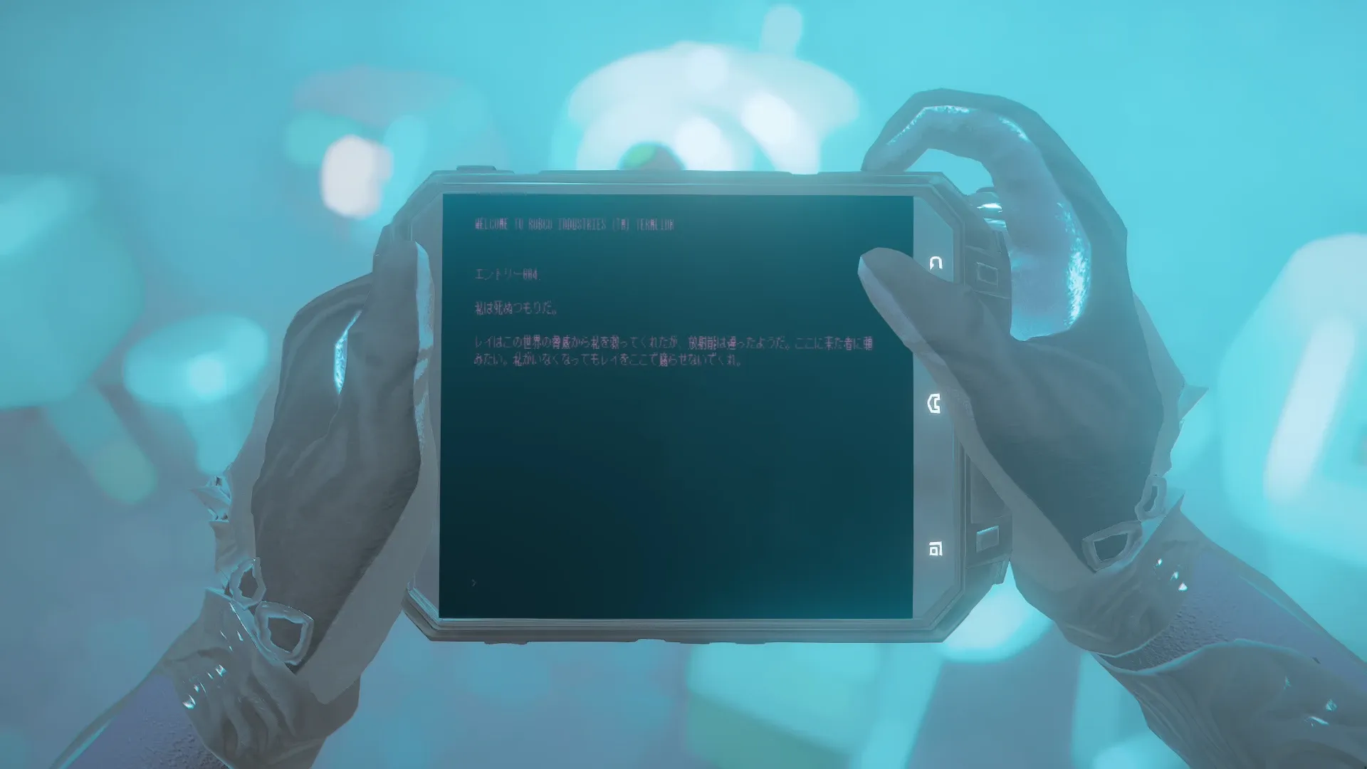 写真: 私は死ぬつもりだ。レイはこの世界の脅威から私を救ってくれたが、放射能は違ったようだ。ここに来た者に頼みたい。私がいなくなってもレイをここで腐らせないでくれ。