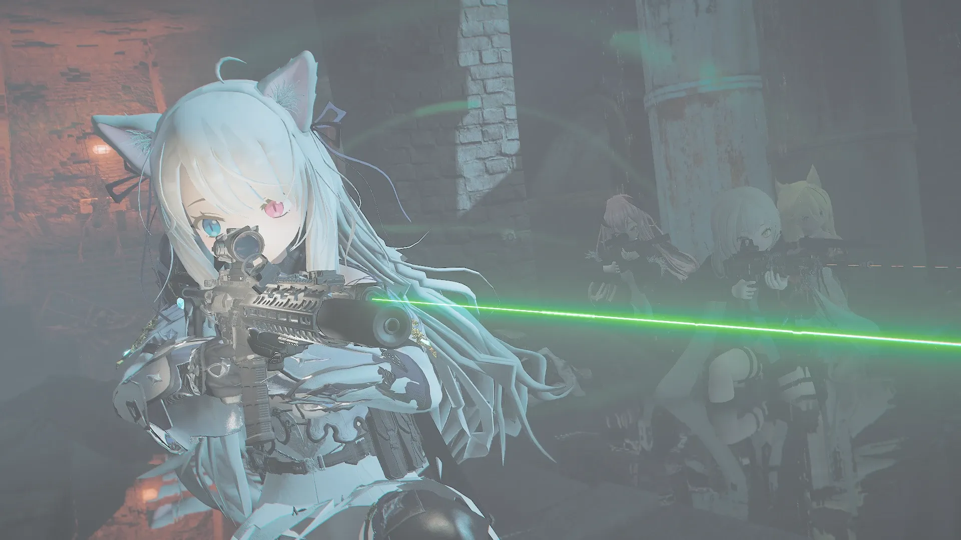 写真: 探偵へ用意された謎の下水道を進む人形達