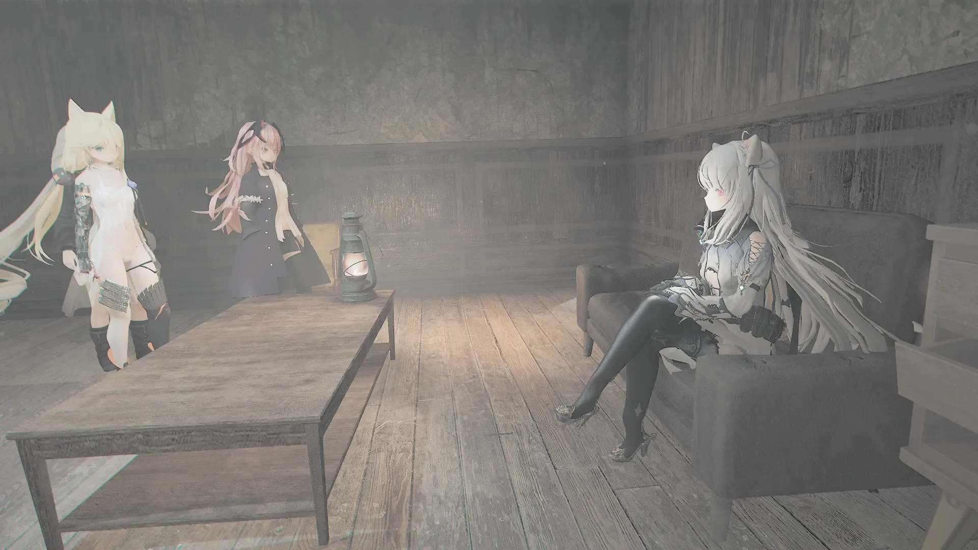 写真: 依頼を聞く人形達