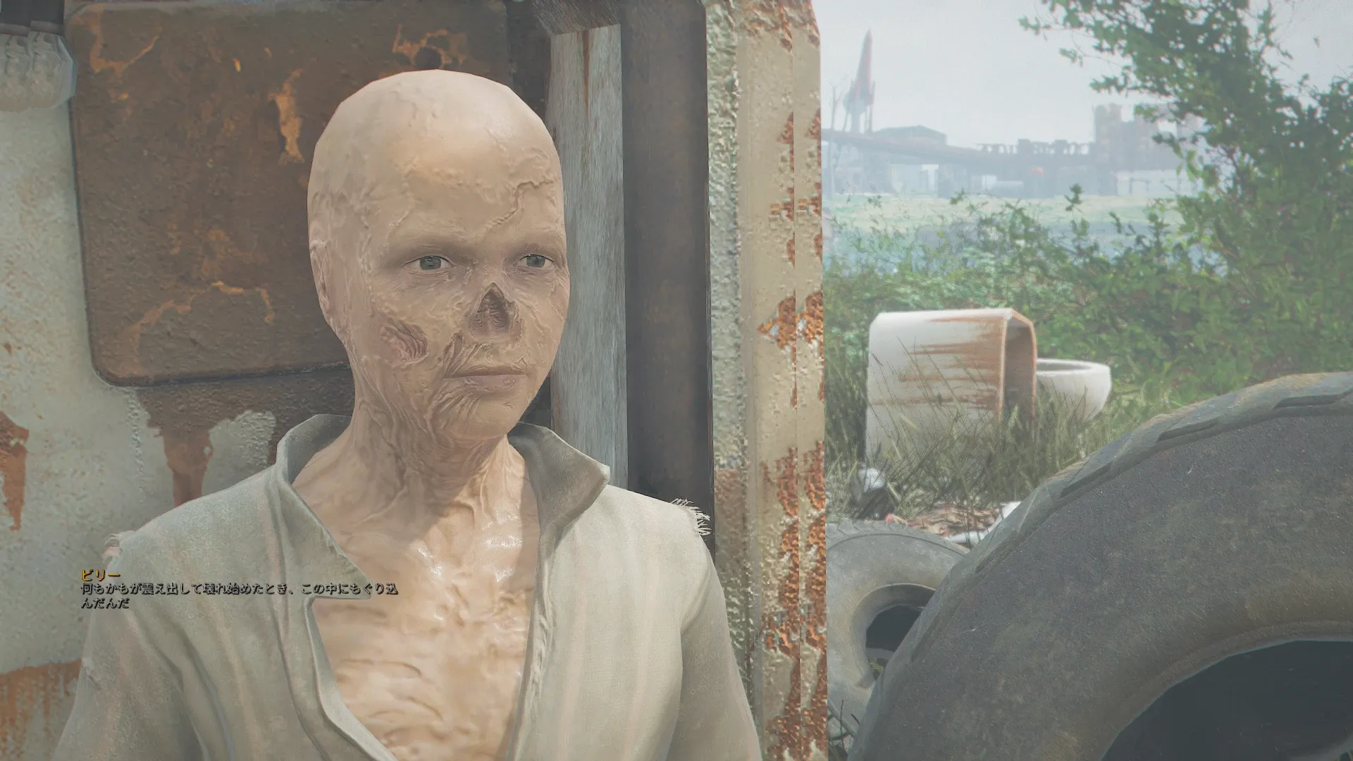 写真: 「何もかもが震えだして壊れ始めたとき、この中に潜り込んだんだ。」ビリーと名乗るグールの少年は言う