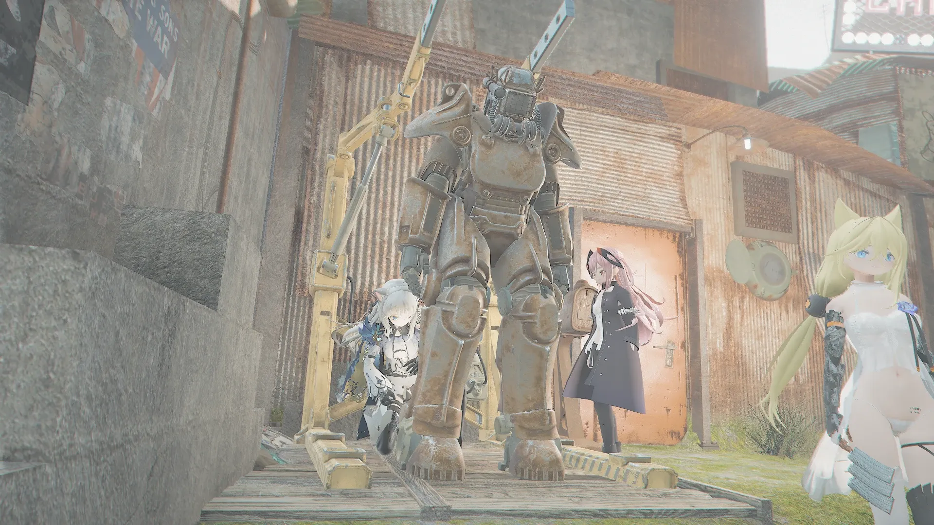 写真: パワーアーマーに何らかのモジュールスロットを取り付けるSizryavka