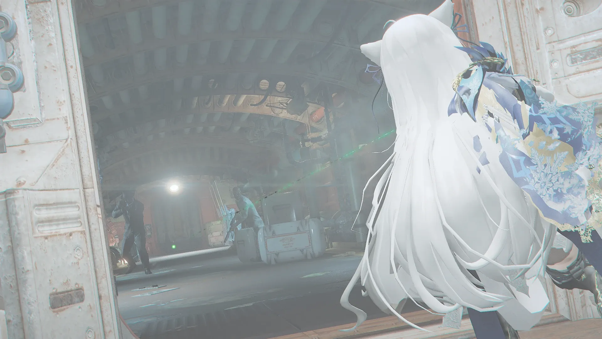 写真: 未完成のVault内でトリガーマンと対峙するSizryavka