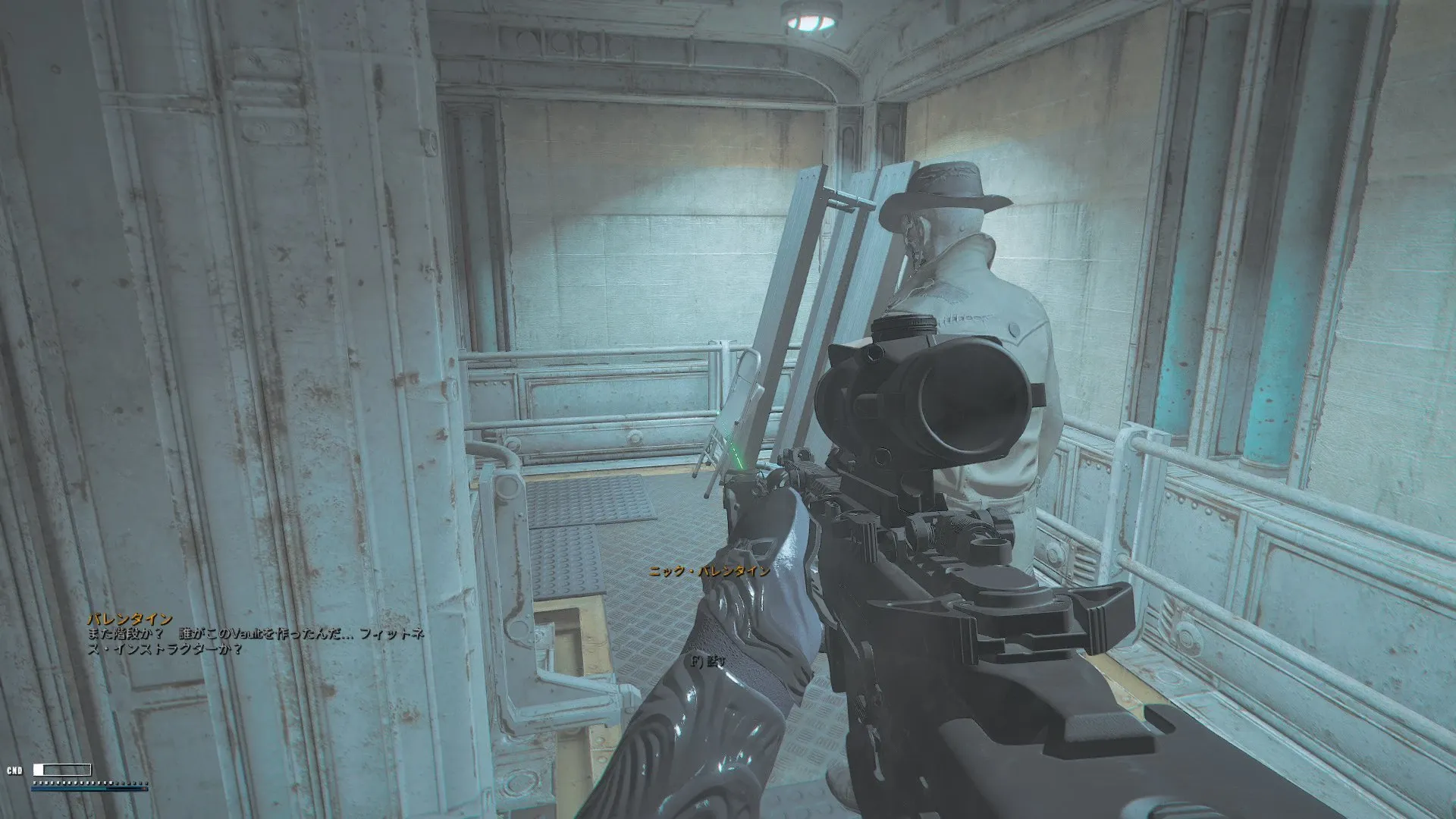 写真: 「また階段か? 誰がこのVaultを作ったんだ... フィットネスインストラクターか?」