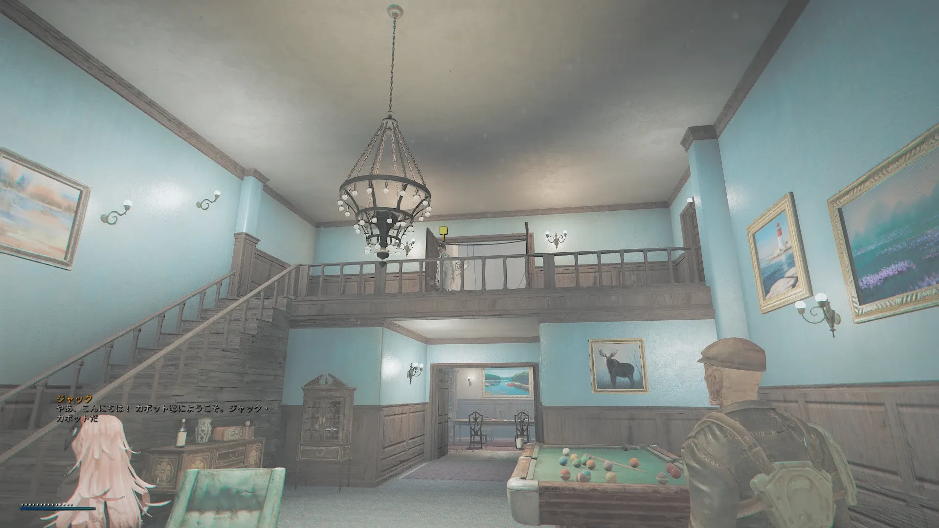 写真: ジャック「やあ、こんにちは! カボット邸にようこそ。ジャックカボットだ。」