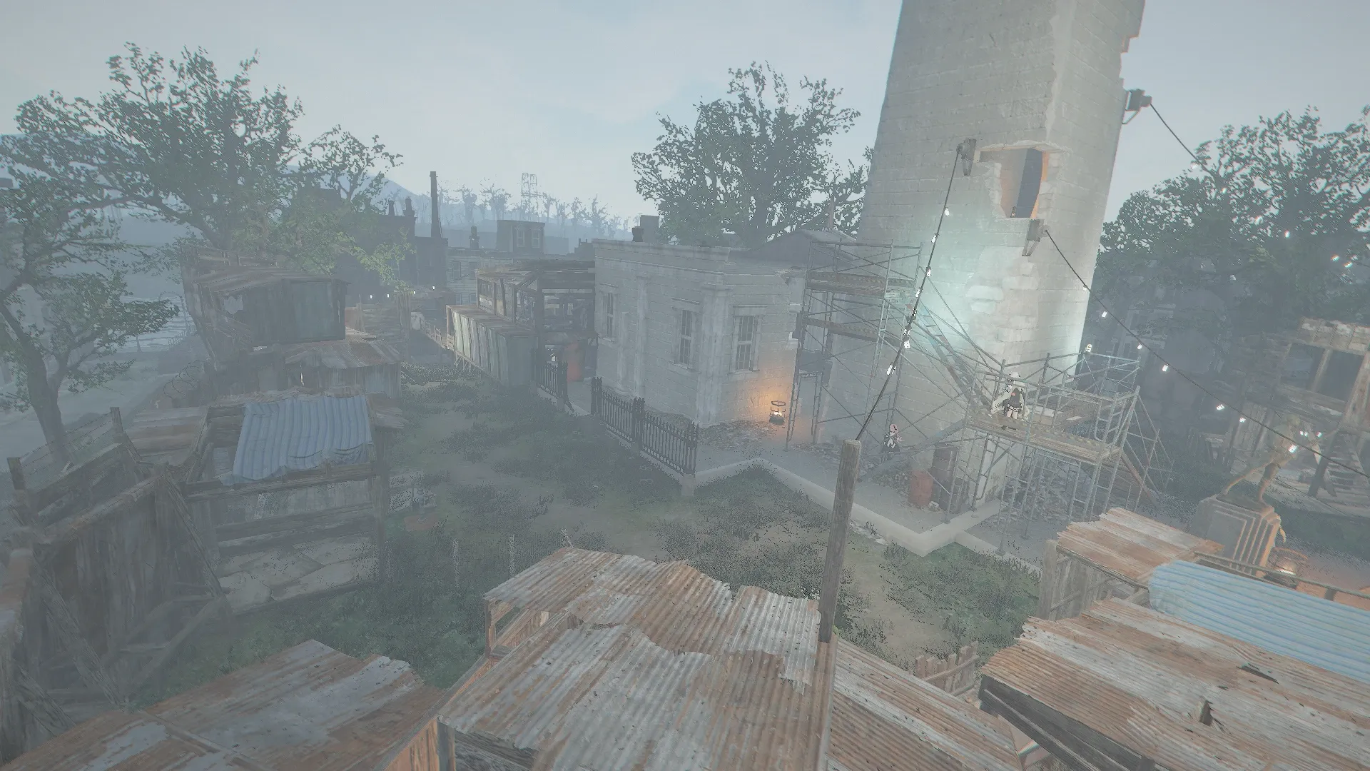 写真: バンカーヒルの全体を写している