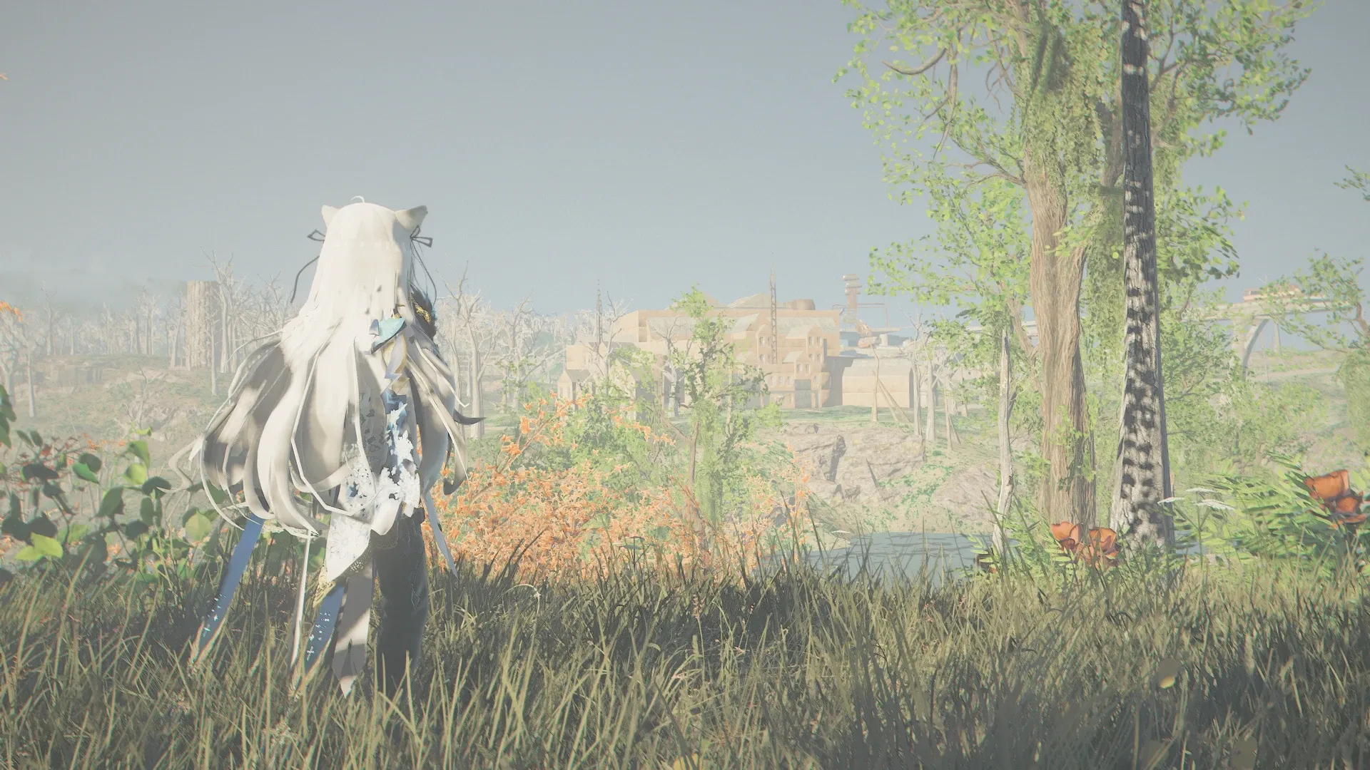 写真: 目的地であるパーソンズを遠方から確認するSizryavka