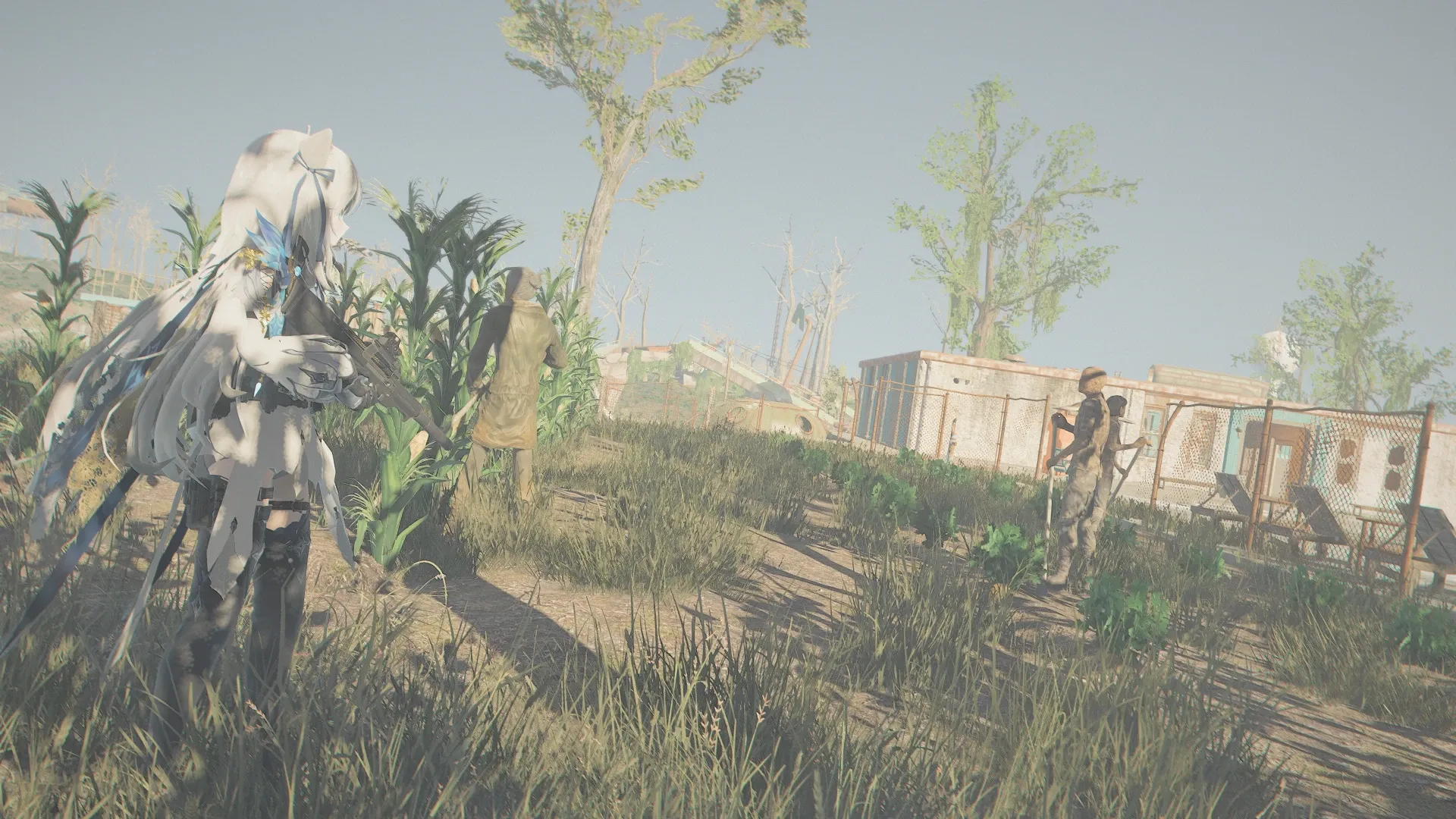 写真: 農場の世話をするグールを眺めるSizryavka