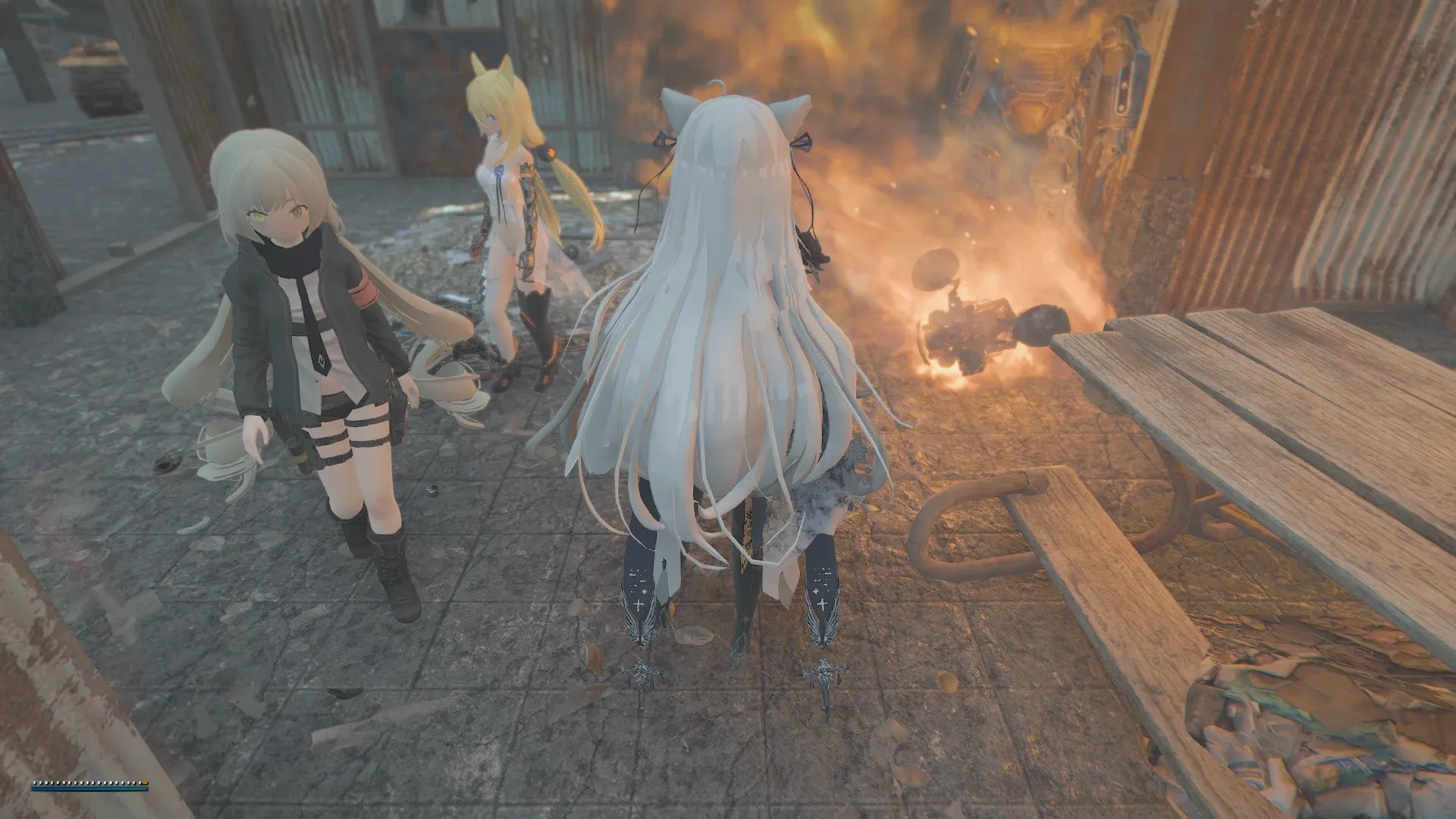 写真: バースデーへの祝いの言葉を告げたロボットがSizryavkaに襲いかかるが、これを撃退するSizryavkaであった