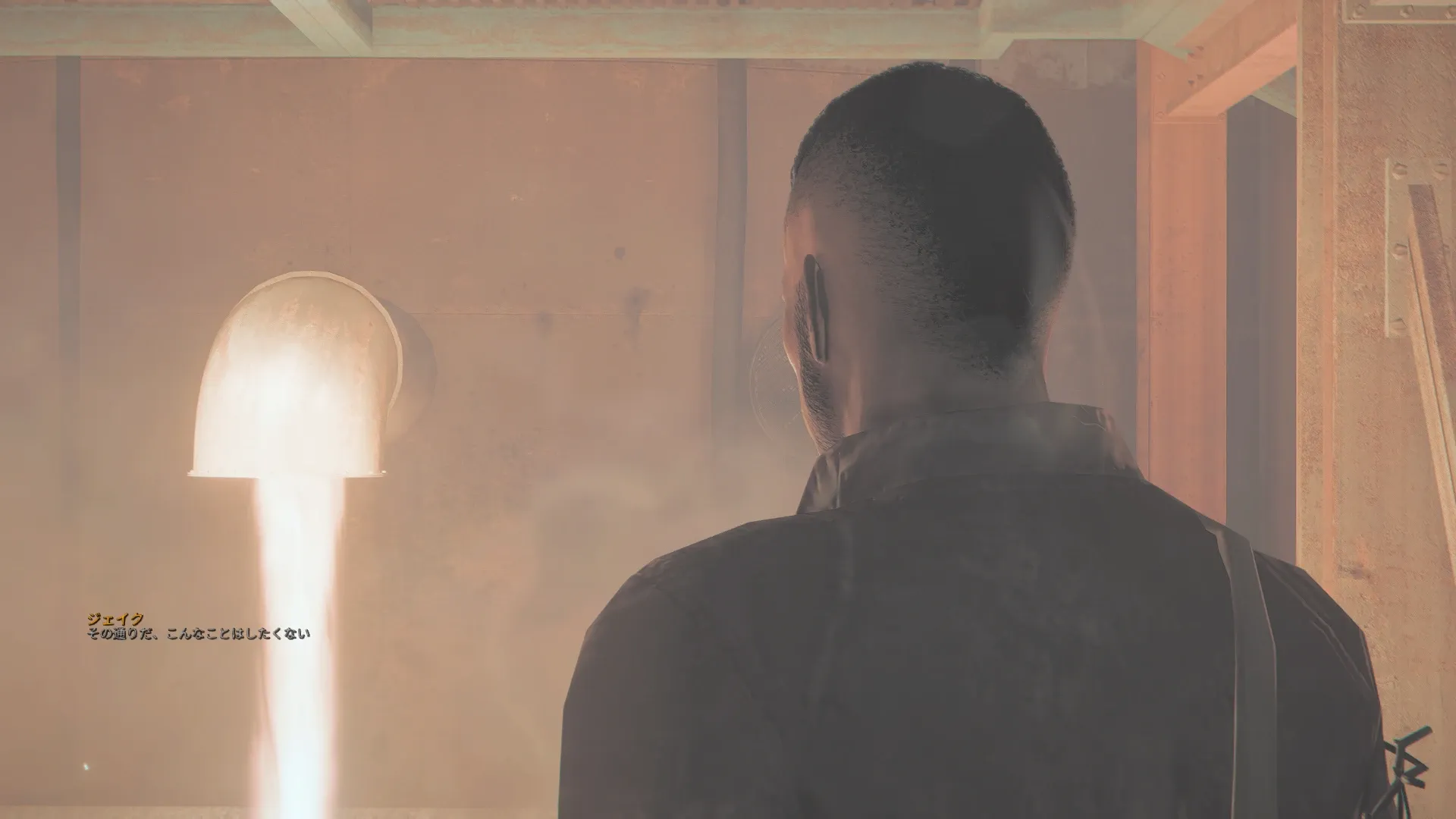 写真: ジェイク「その通りだ、こんな事はしたくない!」