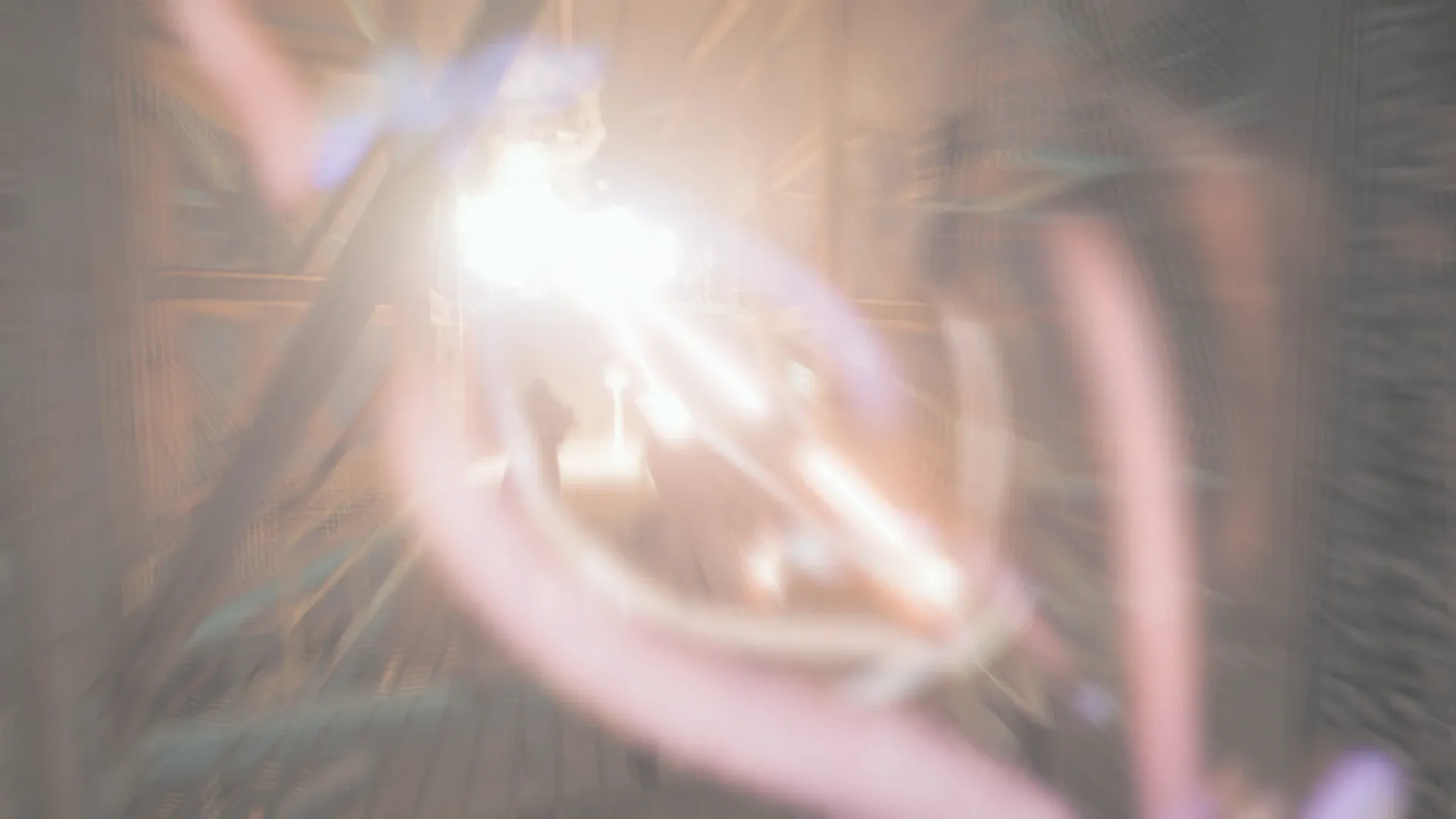 写真: 人形達の突入により、辺りは戦場へと変わる