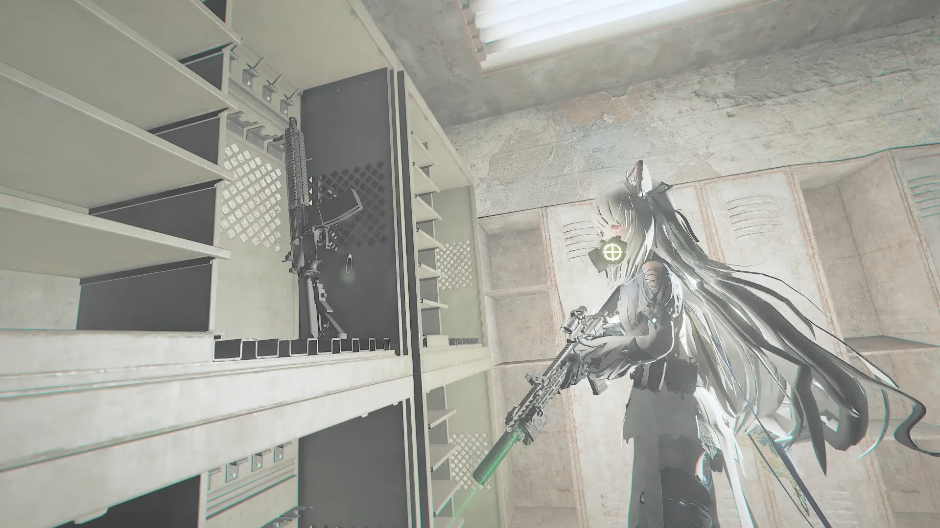 写真: 武器収納棚に唯一1つだけ残されていた "MK18" を発見するSizryavka