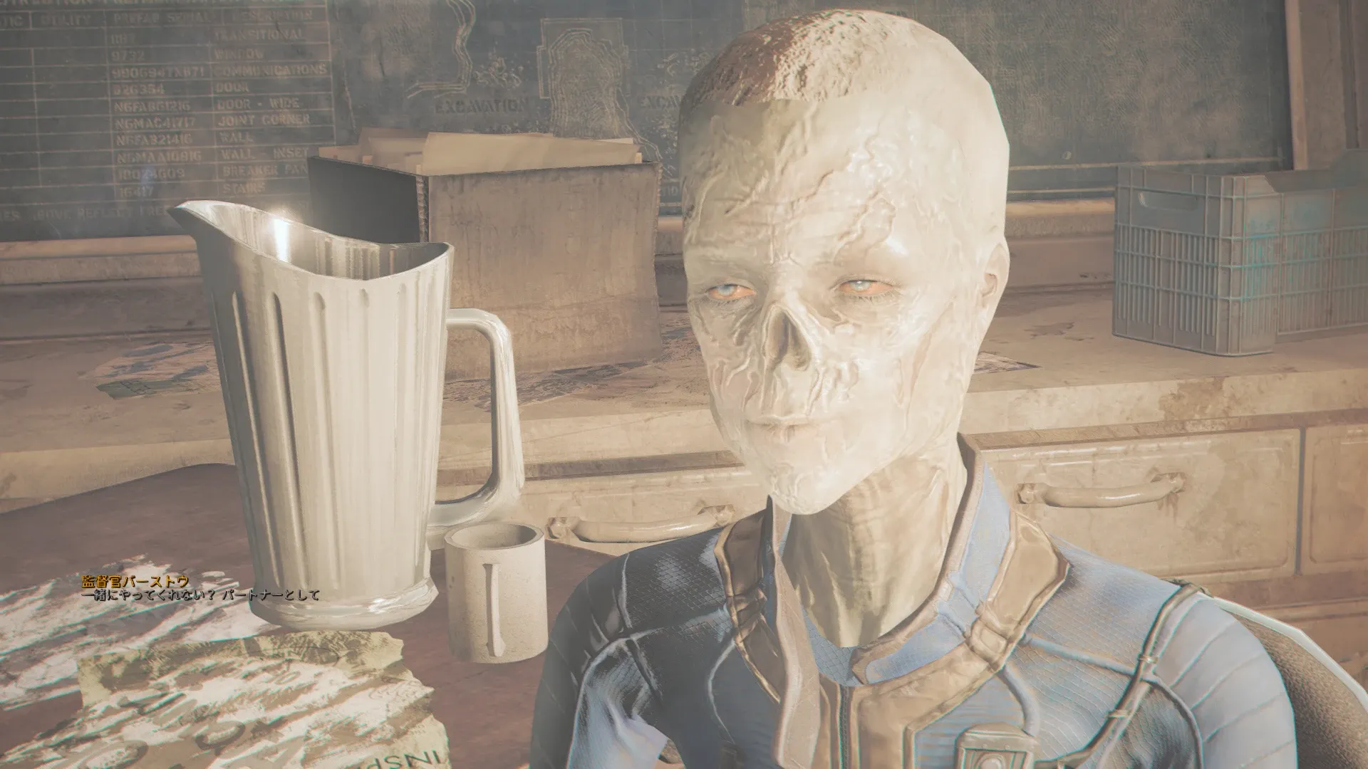 写真: 監督官バーストウ「一緒にやってくれない?パートナーとして」