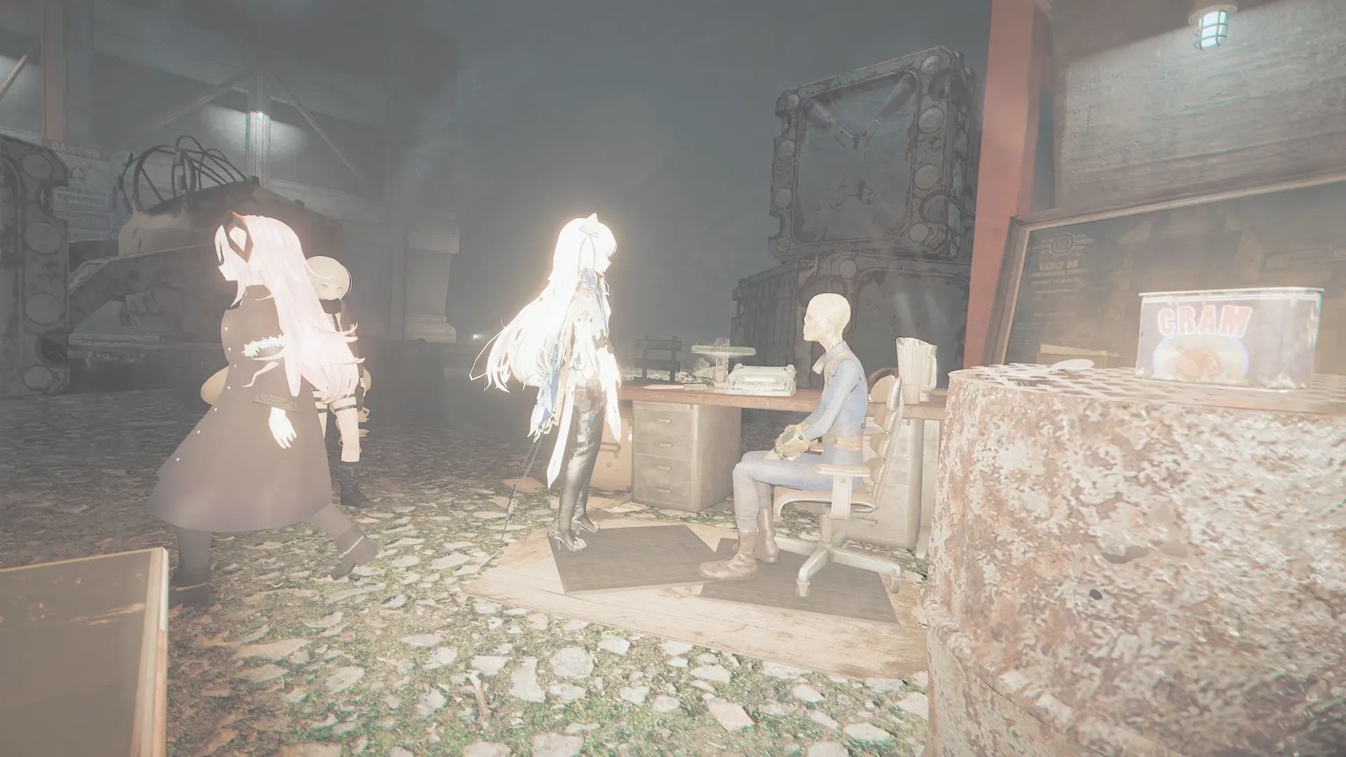 写真: 監督官バーストウとSizryavkaの会話