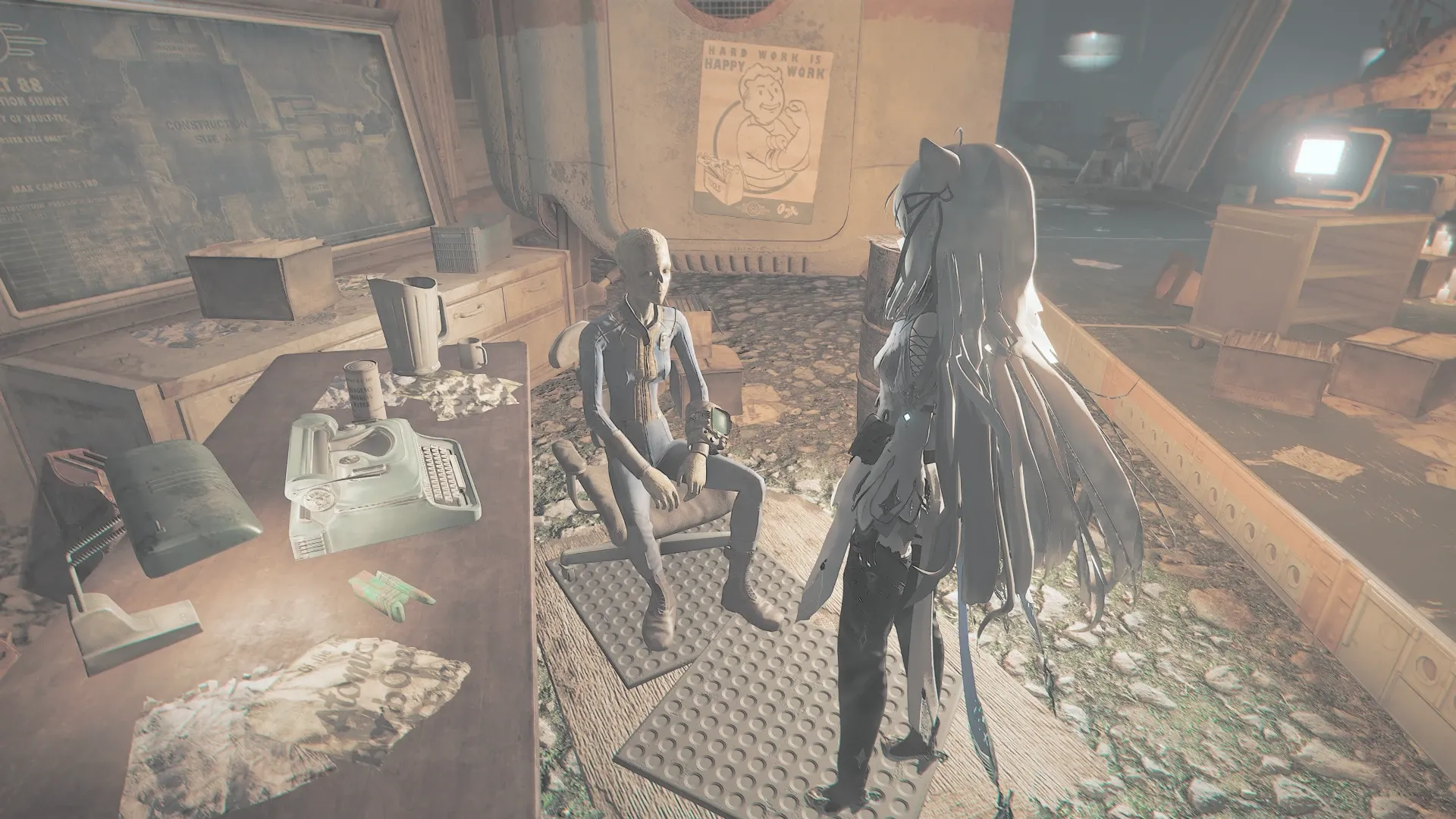 写真: 監督官バーストウとSizryavkaの会話