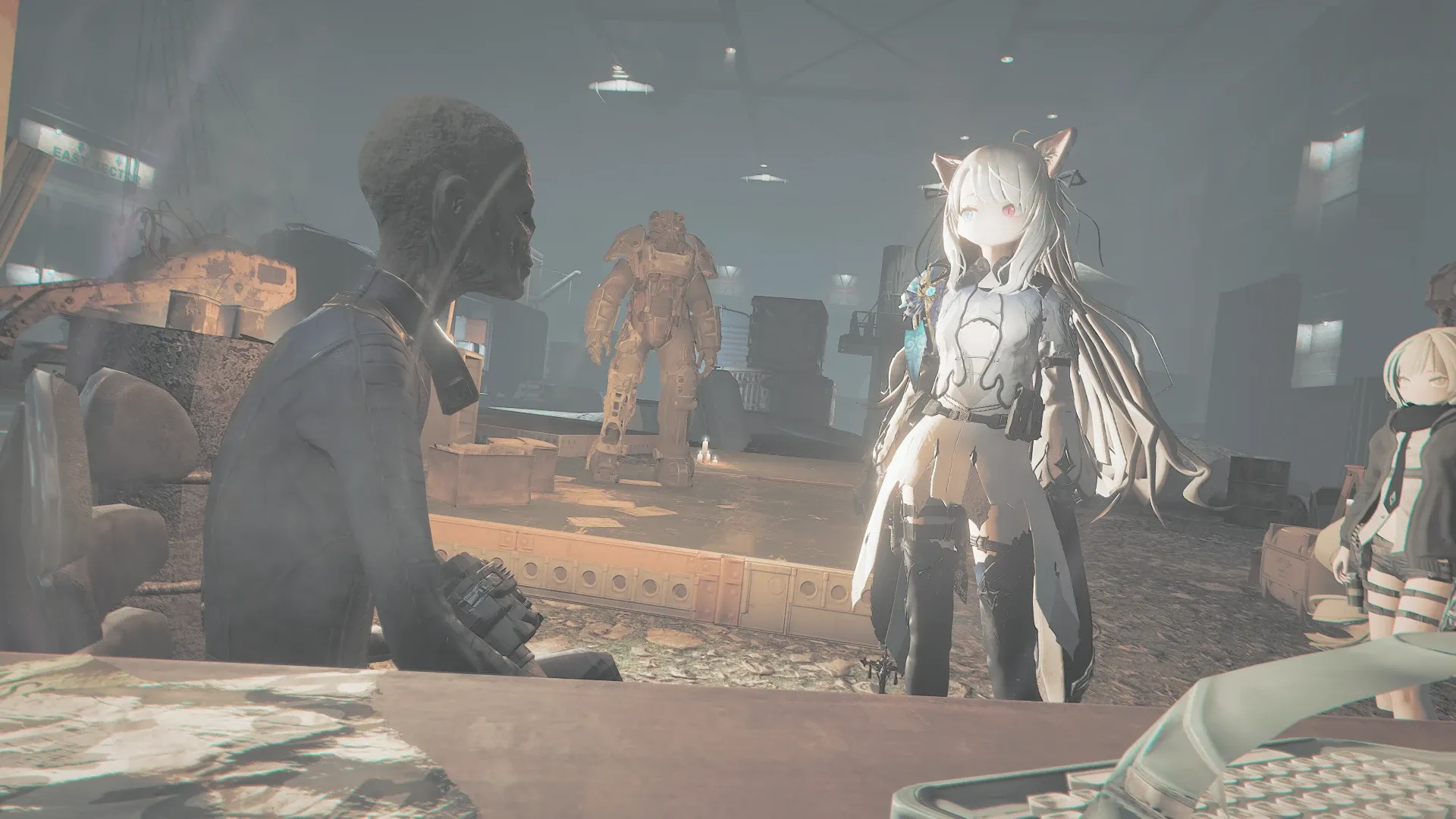 写真: 監督官バーストウとSizryavkaの会話