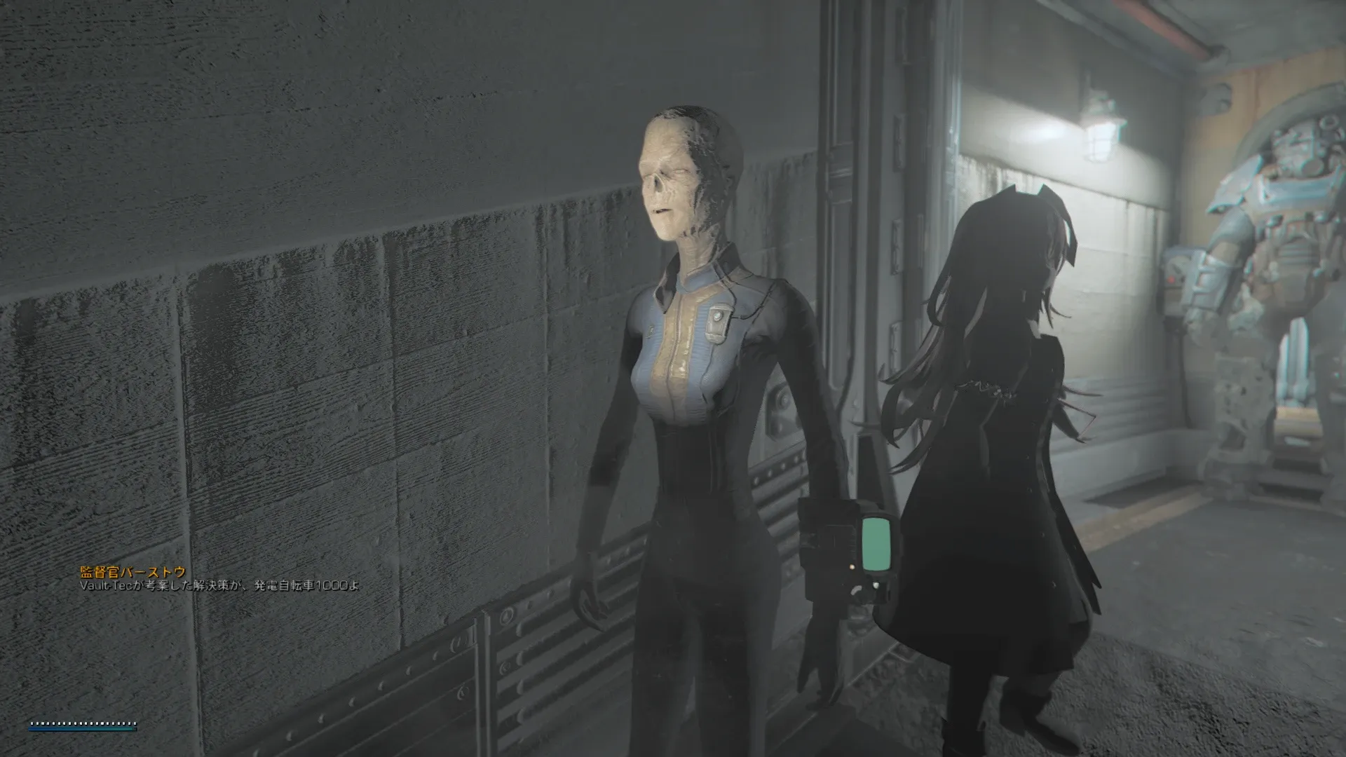 写真: 監督官バーストウ「Vault-Tecが考案した解決策が、発電自転車1000よ」