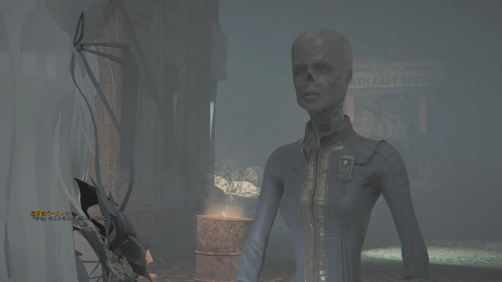 写真: 監督官バーストウ「"幸せ"のことなんて考えている余裕はない」