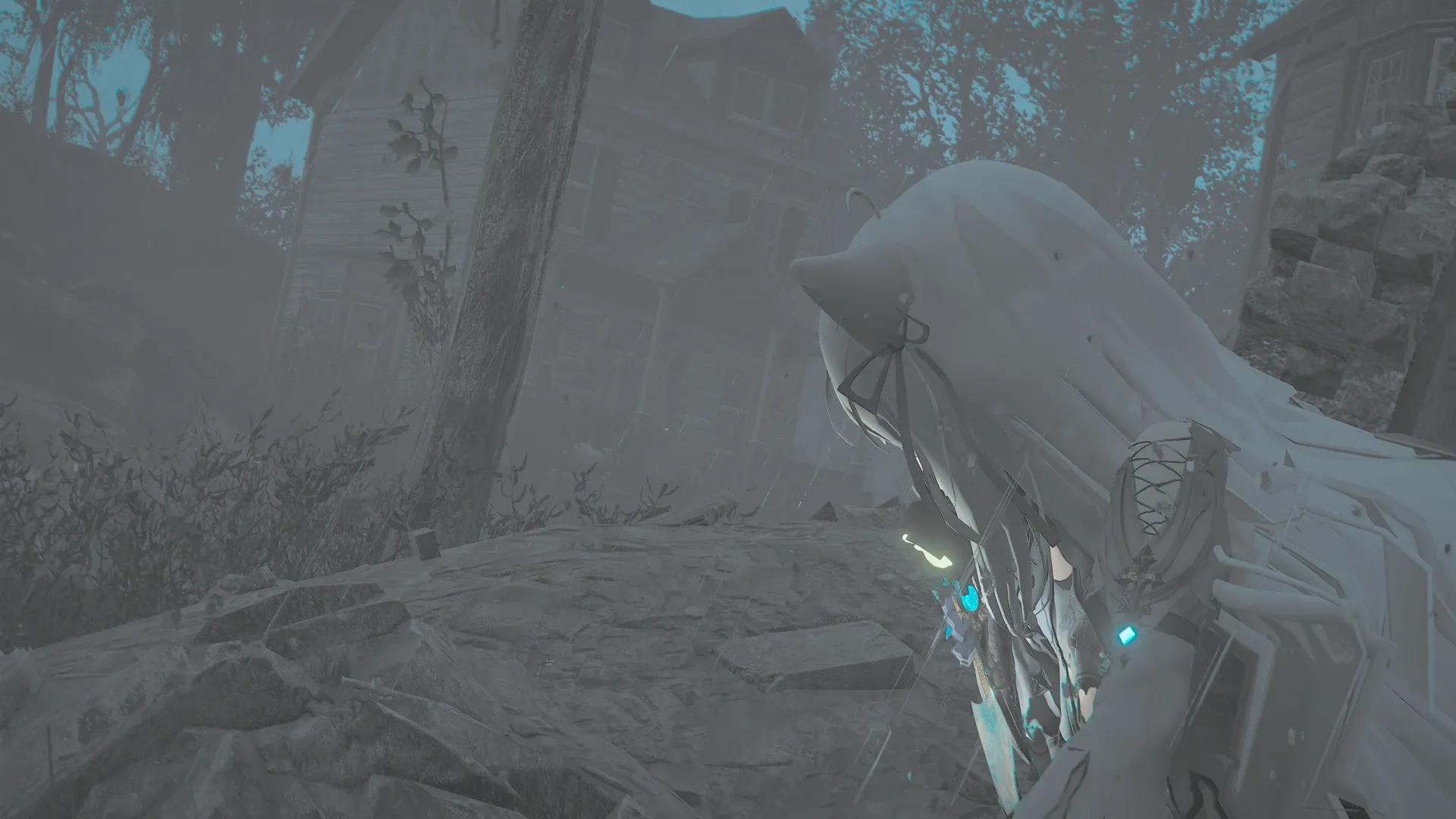 写真: 明らかに周囲と不釣り合いなタレットの防御が敷かれた家を発見して無力化するSizryavka